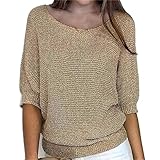 HOOUDO Angebote des Tages Heute Blitzangebote Cowgirl Oberteil Damen Hemdbluse Damen Cord Dunkel Graues T Shirt Damen Fledermausshirts Damen Kurzarm Leichte Sommer Shirts Damen Mein Bestellung S