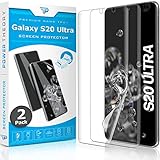 Power Theory Schutzfolie für Samsung Galaxy S20 ULTRA Displayschutz [KEIN GLAS] 3D Nano Tech Folie, 100% Fingerabdrucksensor, Einfache Installation [2 Stück]