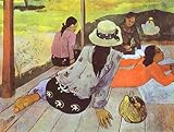 Toperfect 6 Ölgemälde Siesta Postimpressionismus Primitivismus Paul Gauguin Kunstdekor auf Leinwand, Berühmte Werke 01, €50-2000 Handgemalt von Lehrern der Kunstak
