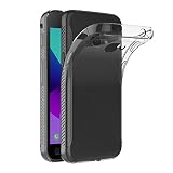AICEK Samsung Galaxy Xcover 4 Hülle, Transparent Silikon Schutzhülle für Galaxy Xcover 4 Case Crystal Clear Durchsichtige TPU Bumper Xcover 4 Handyhü