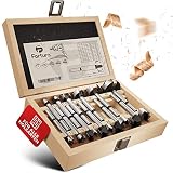 Fortura® Forstnerbohrer set Ø10-50mm / Holzbohrer/Forstnerbohrer/Holzbohrer set/Lochbohrer/Bohrer set Holz/Fräsbohrer Holz/Forsterbohrerset/Topfb