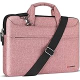 DOMISO 15-15,6 Zoll Wasserdicht Laptop Tasche Aktentasche Schultertasche Notebooktasche für 15.6' IdeaPad S510/ThinkPad E575/HP Pavilion 15 Envy 15/Dell XPS 15/Asus,R