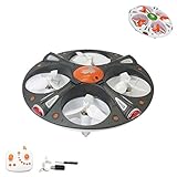 RC-ferngesteuerte 4 Kanal Mini-Drohne, Quadcopter mit automatischer Rückholfunktion und Rotorblattschutz, Spielzeug UFO-Drone mit wunderschöner LED-Beleuchtung, Quadrocopter für Kinder und Erw