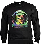 Marken Sweater für Herren und Damen mit Katzen Motiv Geschenk Geburtstag Weihnachten Papa Mitbring