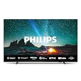 Philips 75PUS7609 4K LED Smart TV - 75-Zoll Display mit Pixel-präziser Ultra HD, Titan OS Plattform und Dolby Atmos-Klang - Funktioniert mit Alexa und Google Sprachassistent – Anthrazitg