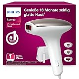 Philips Lumea IPL 7000 Series - IPL Geräte Haarentfernung für bis zu 18 Monaten seidig-glatte Haut¹ mit 3 Aufsätzen für Körper & Gesicht, Alternative zur Laser-Haarentfernung (BRI923/00)