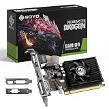 SOYO AMD Radeon R5 230 Low Profile Grafikkarte, 2 GB DDR3 64 Bit Grafikkarte mit HDMI 1.3A/VGA/DVI PCI Express x16 2.0 Small Form Factor Computer GPU (Single Fan Cooling)