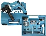 Makita HP1631KX3 Schlagbohrmaschine im Koffer, 710 W + 74tlg. Zubehör, B