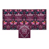 Pukka | Bio-Früchtetee „Night Time Berry” | Natürlicher Schlaftee | Kamille, Lavendel, Echinacea, Holunderbeere | Perfekt vor dem Zubettgehen | 4er Pack | 80 Teeb