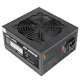 ESGAMING 600 W ATX-Netzteil mit automatisch-thermisch gesteuertem 120-mm-Lüfter, ATX-Gaming-N