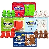 Marshmallow Candy Christmas Packs, Sugar Coated Character Shaped Marshmallows, 4 Stück