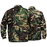 Jagdjacke Jacke Textilien in Militärfarbe mit Hirsch Stickerei, Größe:60