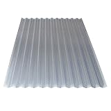 KAISER plastic® Wellplatte Wabe | Xtra Strong (PC) | Wabenstruktur und klar | Welle 76/18 | 90 x 120 cm | Stück und Set (104,5 x 200 cm SET (5 Stück))