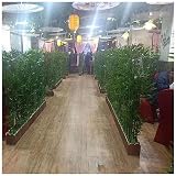 LYDZT Raumteiler, künstlicher Bambusbaum, temporäre Wand für Innen- und Außenbereich, Feng-Shui-Dekor, Landschaftsbau, Kunstpflanzen, Autos, Ausstellungen, Restaurants (Farbe: 1,8 m/5,9 ft H, Größ
