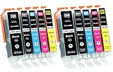 Supply Guy 10 Druckerpatronen mit Chip kompatibel mit Canon PGI-550 CLI-551 für Canon Pixma IP7250 IX6850 MG5450 MG5550 MG5650 MG5655 MG6450 MG6650 MX725 MX925