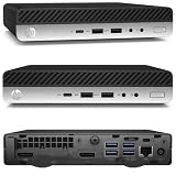 HP 18cm Silent Mini-PC Business Office Multimedia Computer mit 3 Jahren Garantie! | Intel®Pentium® 4400T 2x2.90GHz | 8GB DDR4 | 256 GB SSD | USB3 | Windows 11 Prof. 64-Bit | #7297