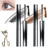 Facelove Iron Eye Mascara, Facelove Ironeye Eisenlocke Mascara, Iron Eye Mascara Von Facelove, 3D Curling Eyelash Iron Mascara (Schwarz, 1 PCS)