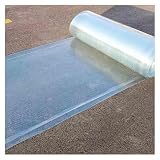 bujnie Dachplatten Aus Polycarbonat Gewächshaus Platten 0.8 mm UV-Schutz Transparente Wärmedämmung Tageslichtplatten für Wintergarten, Carport, Anpassbar (0.8x15m/2.62x49.2ft)