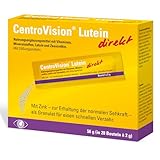 CentroVision Lutein direkt – Granulat mit einer Mikronährstoffkombination aus Lutein und Zeaxanthin, Nahrungsergänzung für die Augen mit essentiellen Vitaminen & Mineralstoffen, laktosefrei, 28 S