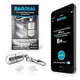 EarDial HiFi Ohrstöpsel - Unsichtbare Gehörschutz für Konzerte, Musik Festivals, Disco, Musiker, Motorradfahrer, und andere Diskreter, Wiederverwendbarer Lärmschutz. Mit Kompakter Behälter und App