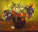 Toperfect 19 Ölgemälde „Blumenstrauß“ Postimpressionismus Primitivismus Paul Gauguin Kunstdekor auf Leinwand, Berühmte Werke 01, €50-2000 Handgemalt von Lehrern von Kunstak