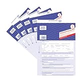 AVERY Zweckform 2873-5 Mietvertrag für Wohnungen und Häuser (Einheitsmietvertrag mit Übergabeprotokoll und Hausordnung, 5-seitiges Formular in A4, selbstdurchschreibend) 5 Stück, b