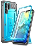 SupCase Huawei P30 Pro Hülle 360 Grad Schutzhülle Robust Handyhülle Bumper Case Cover [Unicorn Beetle Pro] mit Integriertem Displayschutz und Ständer für Huawei P30 Pro 2019 (Blau)