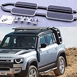 Passend für Land Rover Defender L851 4D 2020 2021 Aluminium-Legierung Trittbrett Seitenstufen Schutz Seitenstü