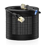 YSONG CAT6 Ethernet Kabel 100m Outdoor Wasserdicht Ethernet LAN Netzwerkkabel Highspeed Cat6 Internet Kabel Vergoldet RJ45 Stecker Gigabit Internet Anschluss Plug and Play Indoor / O