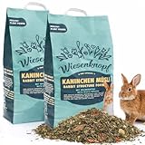 Wiesenknopf Kaninchen Müsli 2x6 kg Doppelpack