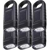 Handbetriebene Taschenlampe 2/4/6/8/10-teilige Taschenlampe Mit Handkurbel, Solarbetriebene Survival-Taschenlampen, Manuelle Taschenlampe Für Die Notfallrettung Im Freien(Black Color,Set 3)