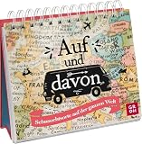 Auf und davon: Sehnsuchtsorte auf der ganzen Welt | Aufstellbuch mit Farbfotos. Perfekt als Geschenk für Reiselustige und Weltenbummler (Geschenkideen für Reisefans)