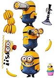 alles-meine.de GmbH 7 TLG. Set Wandtattoo/Sticker - Minions - Ich einfach unverbesserlich - Wandsticker + Fenstersticker - Aufkleber für Kinderzimmer - Minion - S