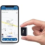 GPS Tracker Kinder Mini Ohne ABO Ortungsgerät mit Starker Magnet, Micro GPS Tracker Auto, Kid, Hund, Katze, Fahrrad, Wasserdicht 1500mAh Echtzeit-Tracking Tracker mit Kostenloser App