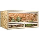 Holzkonzept Terrarium, Terrariumbausatz, OSB Terrarium, Holzterrarium 120 x 60 x 60 cm Frontbelüftung