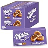 Milka Choco Minis 16 x 185g, Schokoladen-Kekse mit Milchcrème und zarter Schok