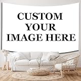 ANAZOZ Personalisierte Wandteppich, Wandteppich foto Tapisserie Wandteppiche für Wohnzimmer Esszimmer, Hintergrund aus Poly