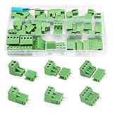 YIXISI 25 Paare PCB Mount Screw Klemmenblock Pluggable, 5.08mm 2 Pin / 3 Pin /4 Pin PCB Terminal Block Stecker, Schraubklemmenblock Verbinder, für Leiterp