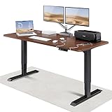 Desktronic Höhenverstellbarer Schreibtisch (180x80cm) - Schreibtisch Höhenverstellbar Elektrisch mit Flüsterleisem Dual-Motor & Touchscreen - Hohe Tragfähigkeit - Stehtisch H