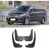 Auto Gummi Schmutzfänger Kotflügel für Benz V-Class W447 AMG 2021-2022,Vorne Hinten Spritzschutz Radabdeckungen Fender Styling zubehö