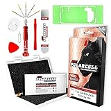 PolarCell Akku für Samsung Galaxy S6 SM-G920F | ersetzt Original EB-BG920ABE | mit Werkzeugset & Rahmenkleber im Profi-Set | 2700mAh Starke Ersatz-Batterie | selektierte A+ Q