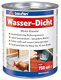 Baufan Wasser-Dicht - 750ml I Dichtmasse sofort wasserdicht und dauerelastisch I faserverstärkt, rissüberbrückend bis 10 mm auch auf nassen F