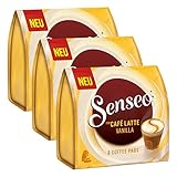 Senseo Kaffeepads Café Latte Vanilla, 24 Pads, 3Packung