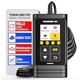 thinkcar OBD2 Diagnosegerät, THINKOBD 100 Diagnosegerät Auto, Verbesserter Universal Codeleser Motor-Scanner Mit Volle OBD2-Funktionalität, Premium KFZ Auslesegerät Für Alle OBDII/EOBD Protok