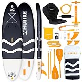 HUIIKE Stand Up Paddling Board mit Zubehör, Paddel, Finnen, Pumpe. Paddle Sup Board Aufblasbar Hohe Stabilität und Widerstandsfähigkeit. 305 x 84 x 15 cm, Belastbar bis 130 kg