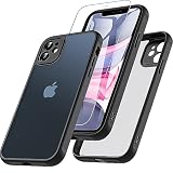 Hensinple Für iPhone 11 Hülle, Handyhülle iPhone 11 mit Panzer Schutz Glas Rundumschutz Stoßfest mit Kameraschutz Militärstandard Outdoor Cover Schutzhülle für iPhone 11 Case 6.1 '' (Schwarz)