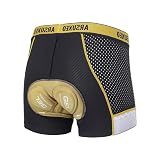 Herren-Radhose, schnelltrocknend, atmungsaktiv, Outdoor-Radhose, Mountainbike-Shorts, Rennradhose, entworfen für Radfahren, Laufen, Wandern und Outdoor-Leben (A, asiatische Größ