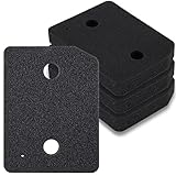 4 Stück 9164761 Trockner Filter für Miele T1 Serie Wärmepumpentrockner, Fein/Grob 207 x 157 x 30mm Wäschetrockner Sock