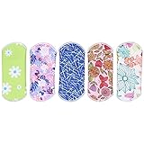 5 Pc's 6.5 Zoll Menstruation Pillow, Reusable Waterproof Bambus Holzkohlefaserlappen, Washable Damen Sanitärk