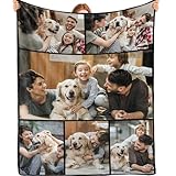 Bemaystar Personalisierte Decke personalisierte Geschenke - Decke mit Foto Fotodecke mit Eigenem Foto Geschenke für Mama, Papa, Baby, Familie, Muttertag, Vatertag, Geburtstag,Weihnachten 6 F